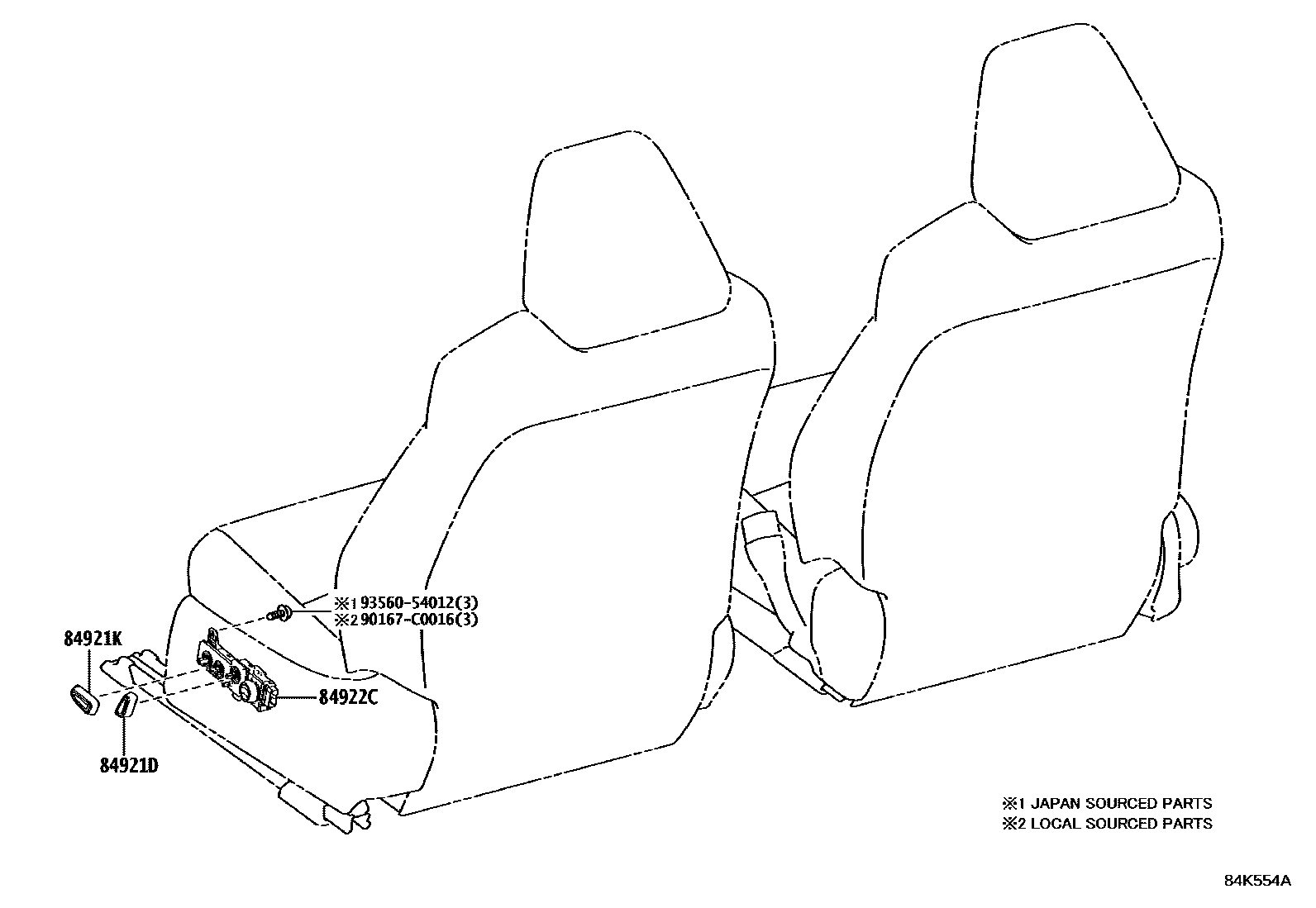 Toyota Corolla 2023 — Switch & Relay & Computer