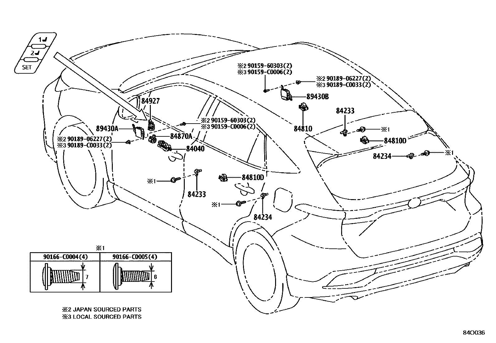 Toyota HARRIER-HEV-CHINA 2022 — Switch & Relay & Computer