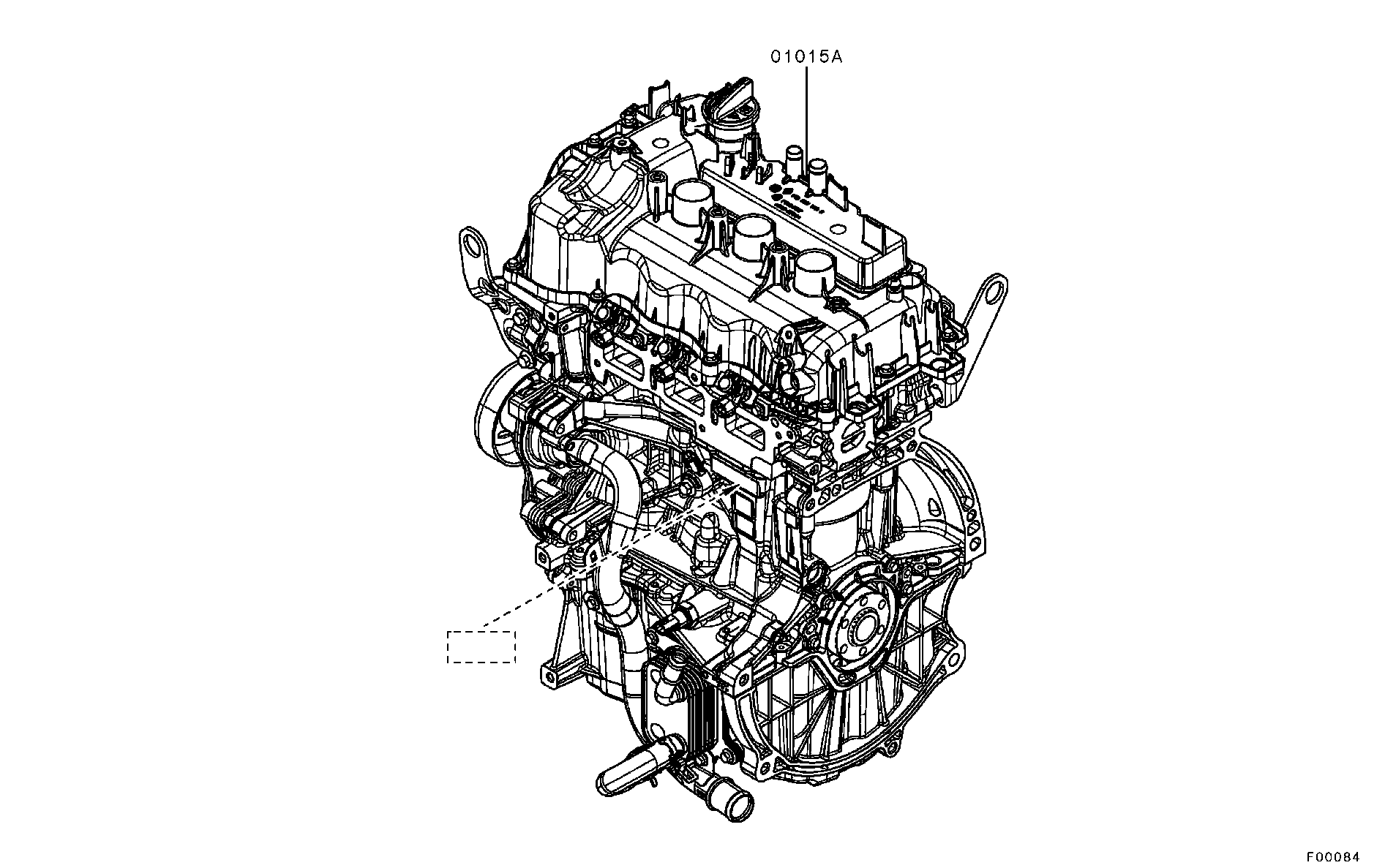 Mitsubishi COLT-EUR 2024 — Engine Assy / Engine Assy..W/O Turbo(B4D)