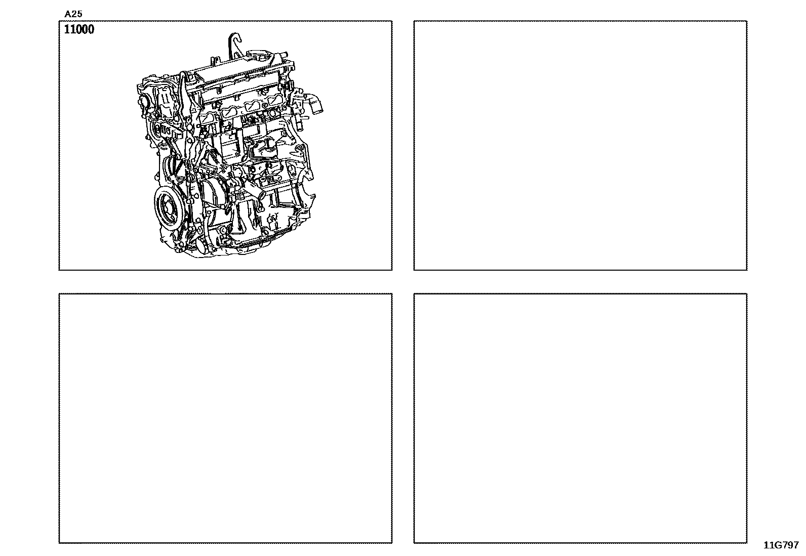 Toyota Granvia-Hybrid 2023 — Partial Engine Assembly