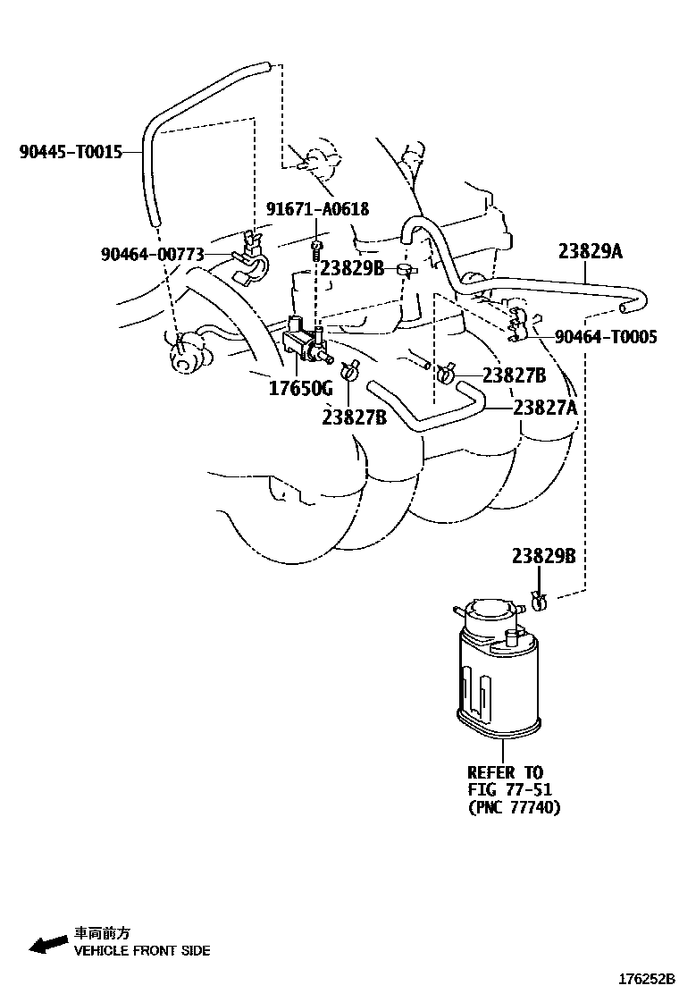 Toyota Hilux 2014 — Vacuum Piping