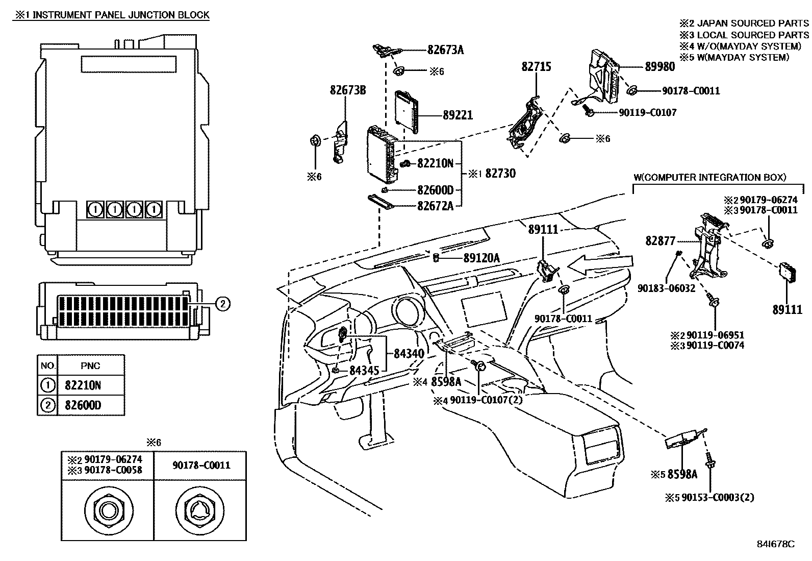 Toyota Camry-Hybrid-China 2022 — Switch & Relay & Computer