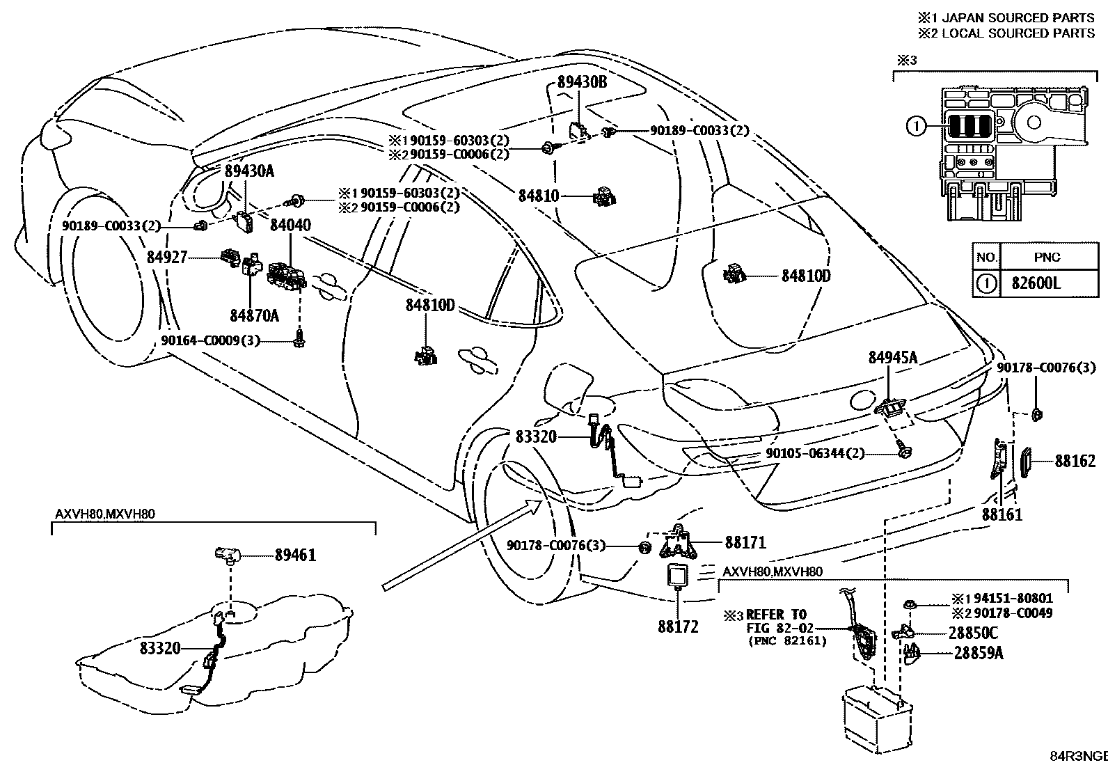 Toyota Camry-Hybrid-China 2024 — Switch & Relay & Computer