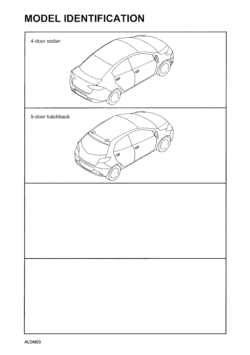 Mazda MAZDA2 2014 — Model Identification