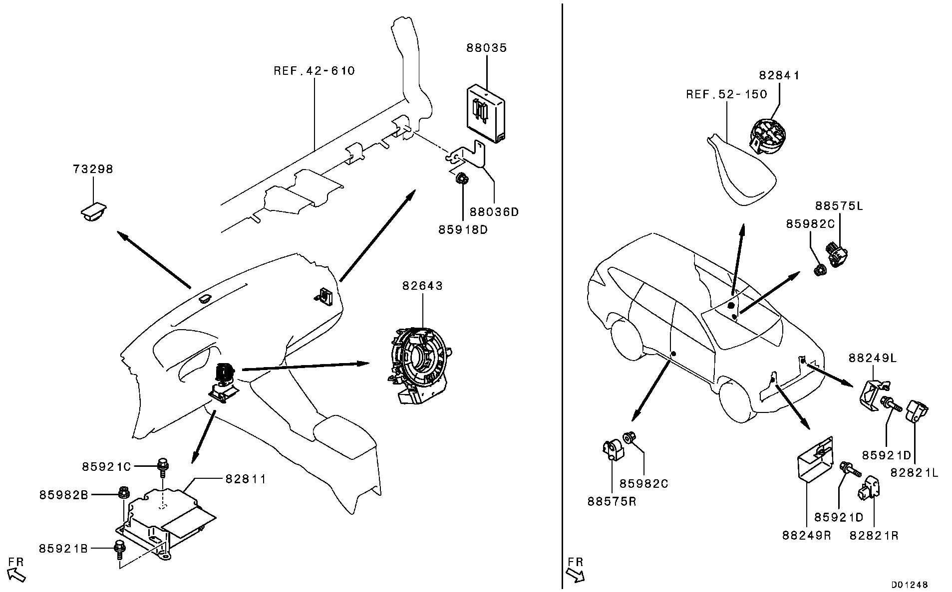Mitsubishi PAJERO-MONTERO-SPORT-EXP-MMTH 2015 — Relay,Flasher & Sensor / Air Bag Sensor,Control Unit -2402.3