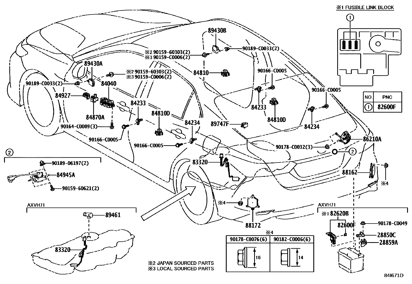 Toyota Camry-Hybrid-China 2022 — Switch & Relay & Computer