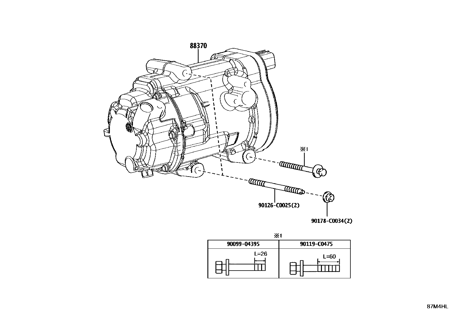 Toyota Camry-Hybrid-China 2025 — Heating & Air Conditioning - Compressor
