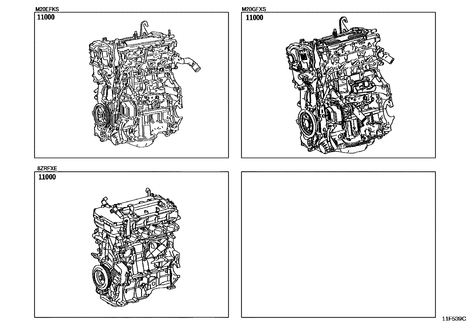 Toyota Allion 2022 — Partial Engine Assembly