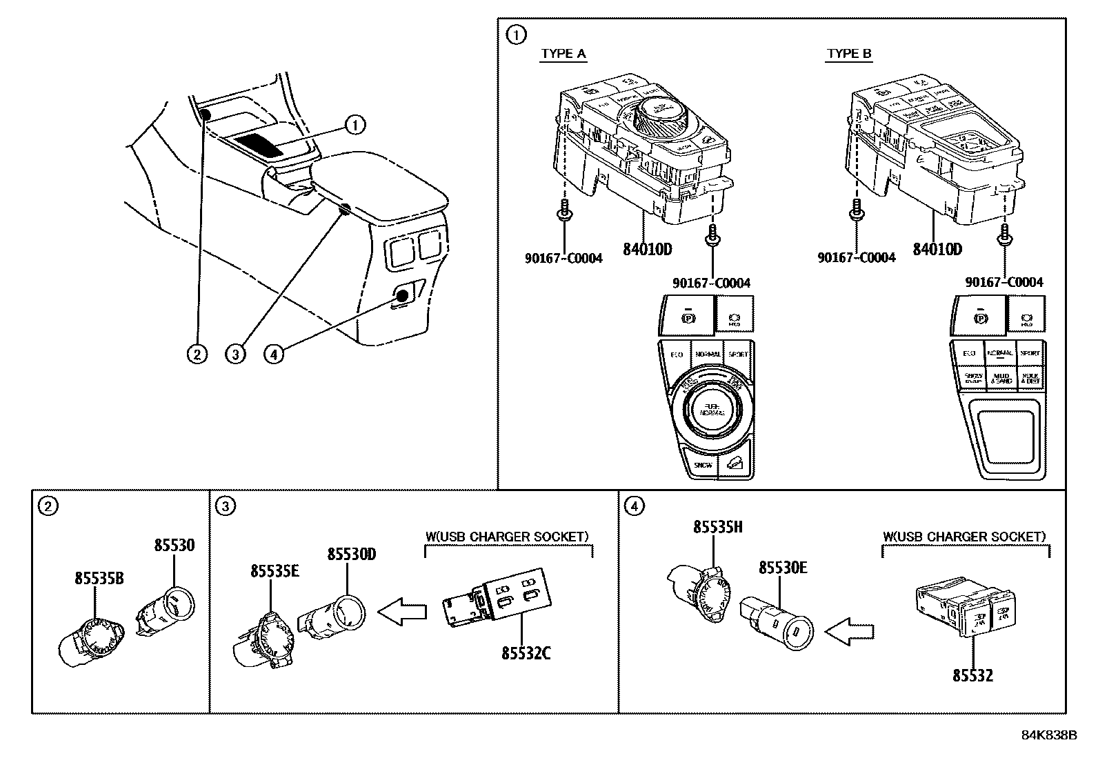 Toyota RAV4-SFTM 2025 — Switch & Relay & Computer