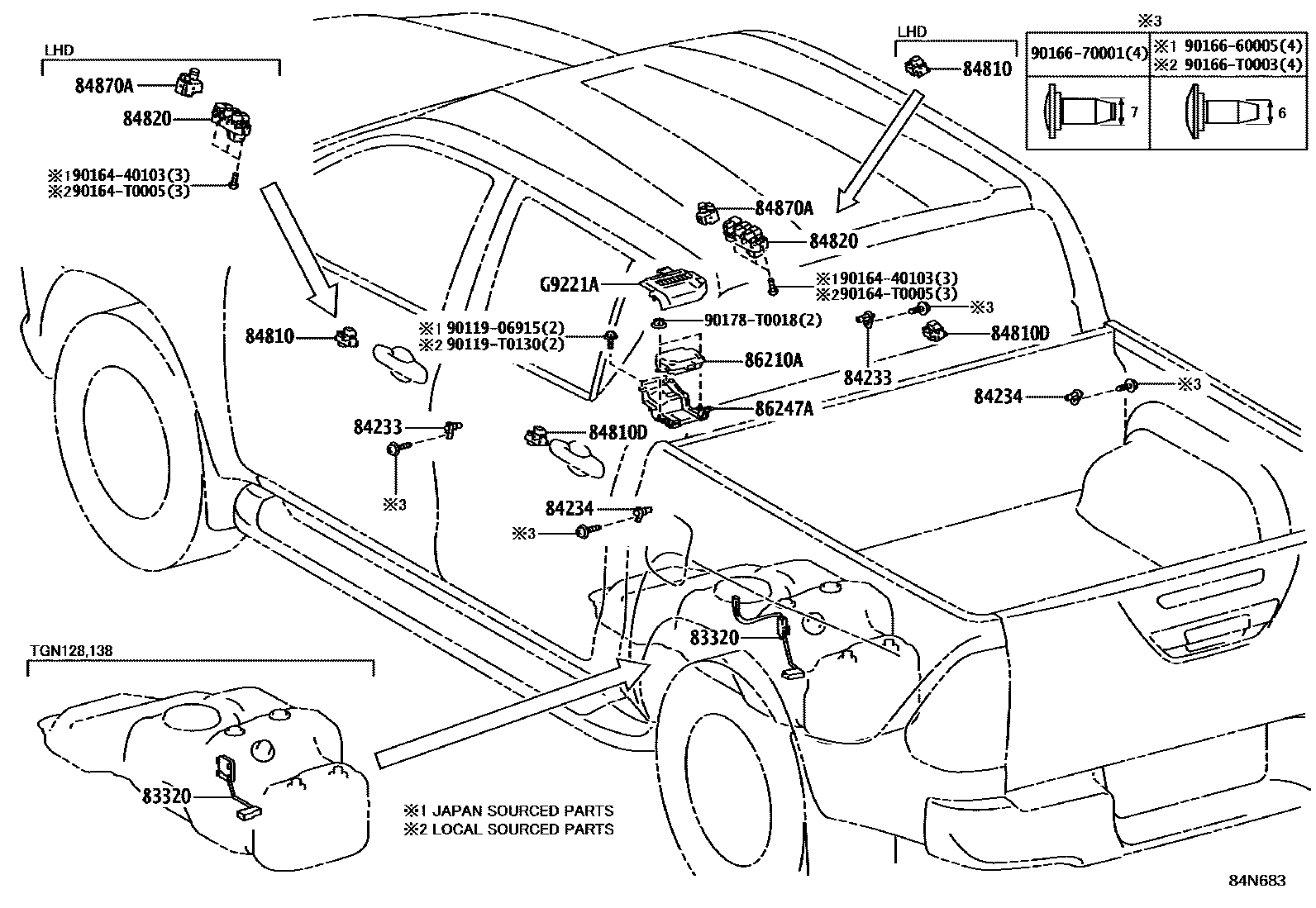 Toyota HILUX-DOUBLE-CAB 2021 — Switch & Relay & Computer