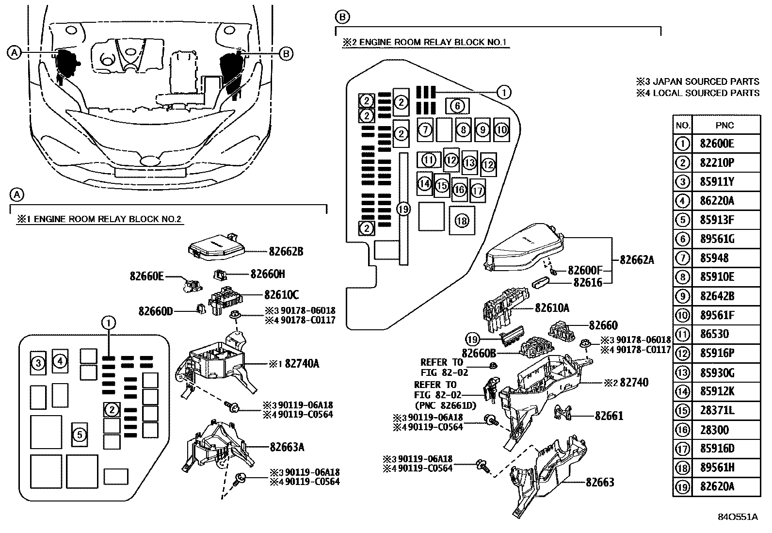 Toyota Venza 2023 — Switch & Relay & Computer