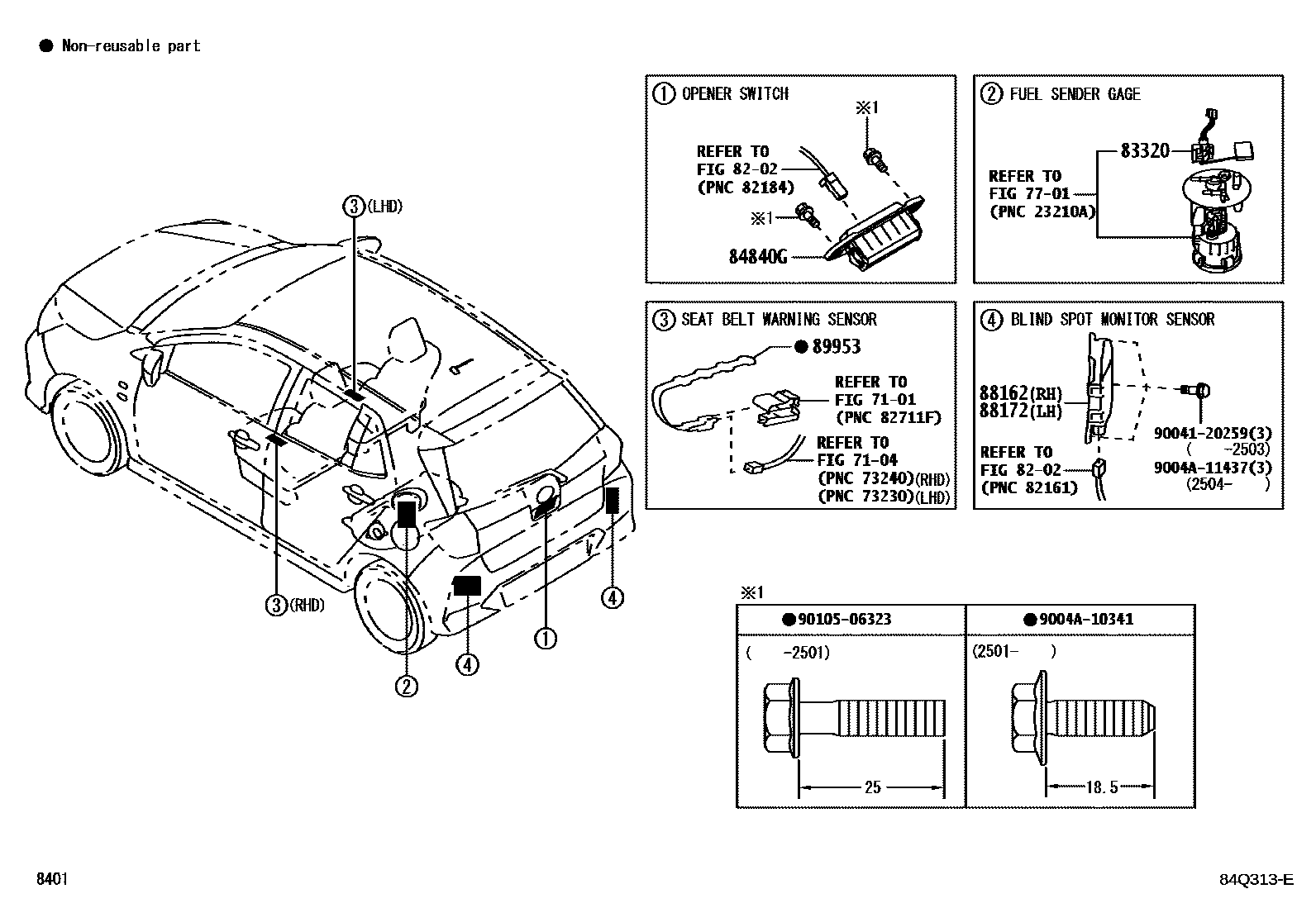 Toyota Agya-Wigo 2023 — Switch & Relay & Computer
