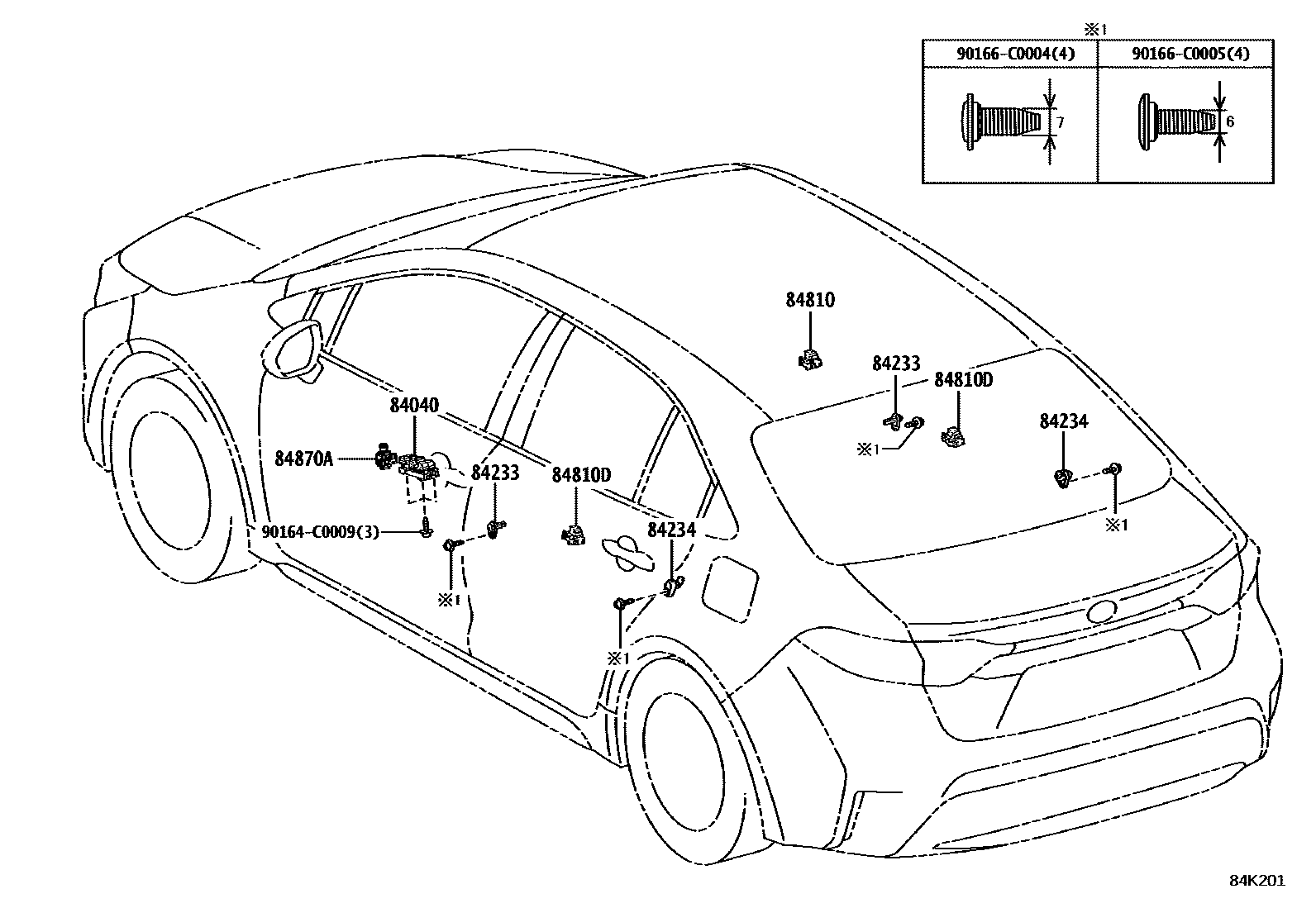 Toyota Levin-Hybrid 2021 — Switch & Relay & Computer