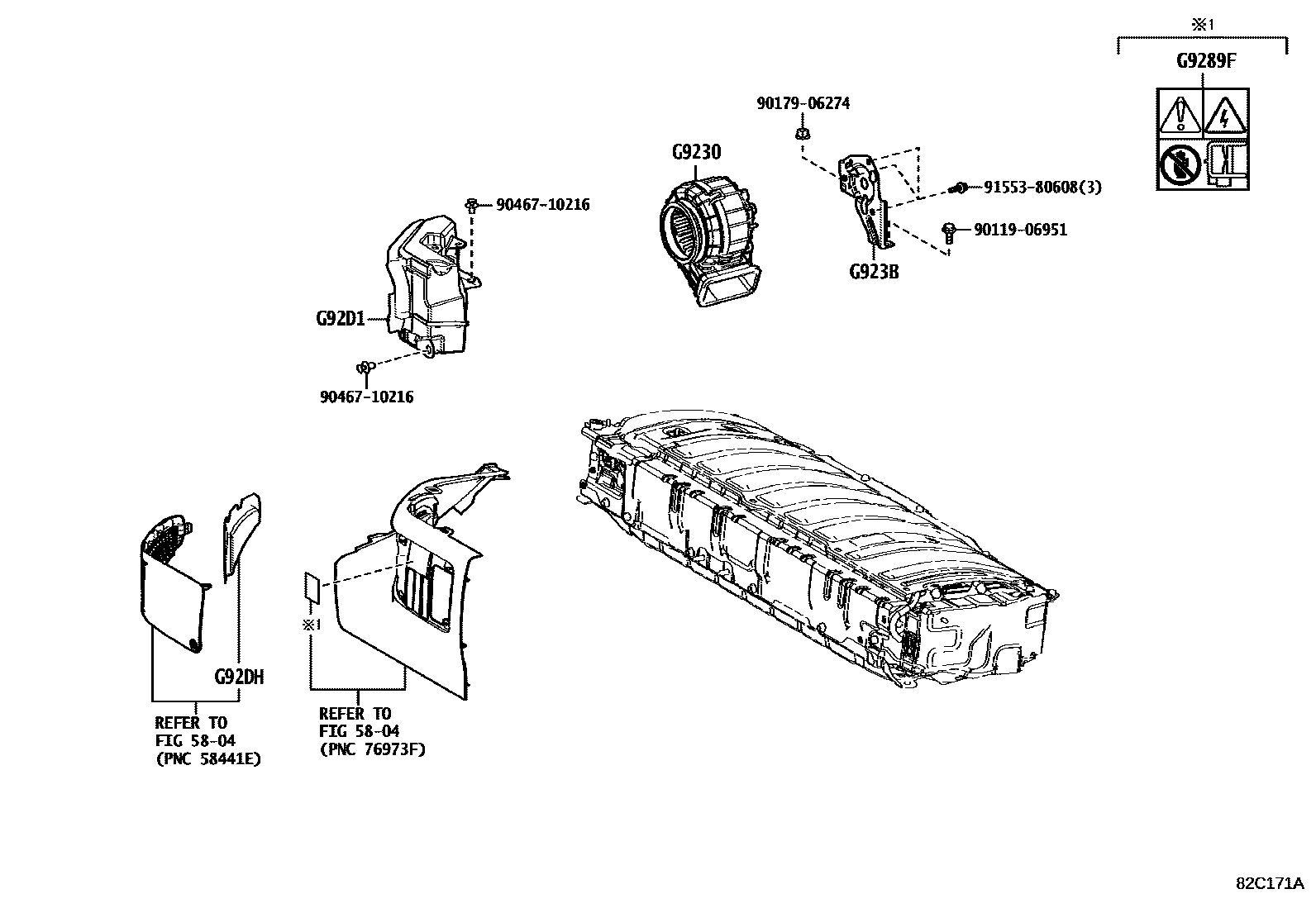 Lexus ES350-300H 2018 — Battery & Battery Cable