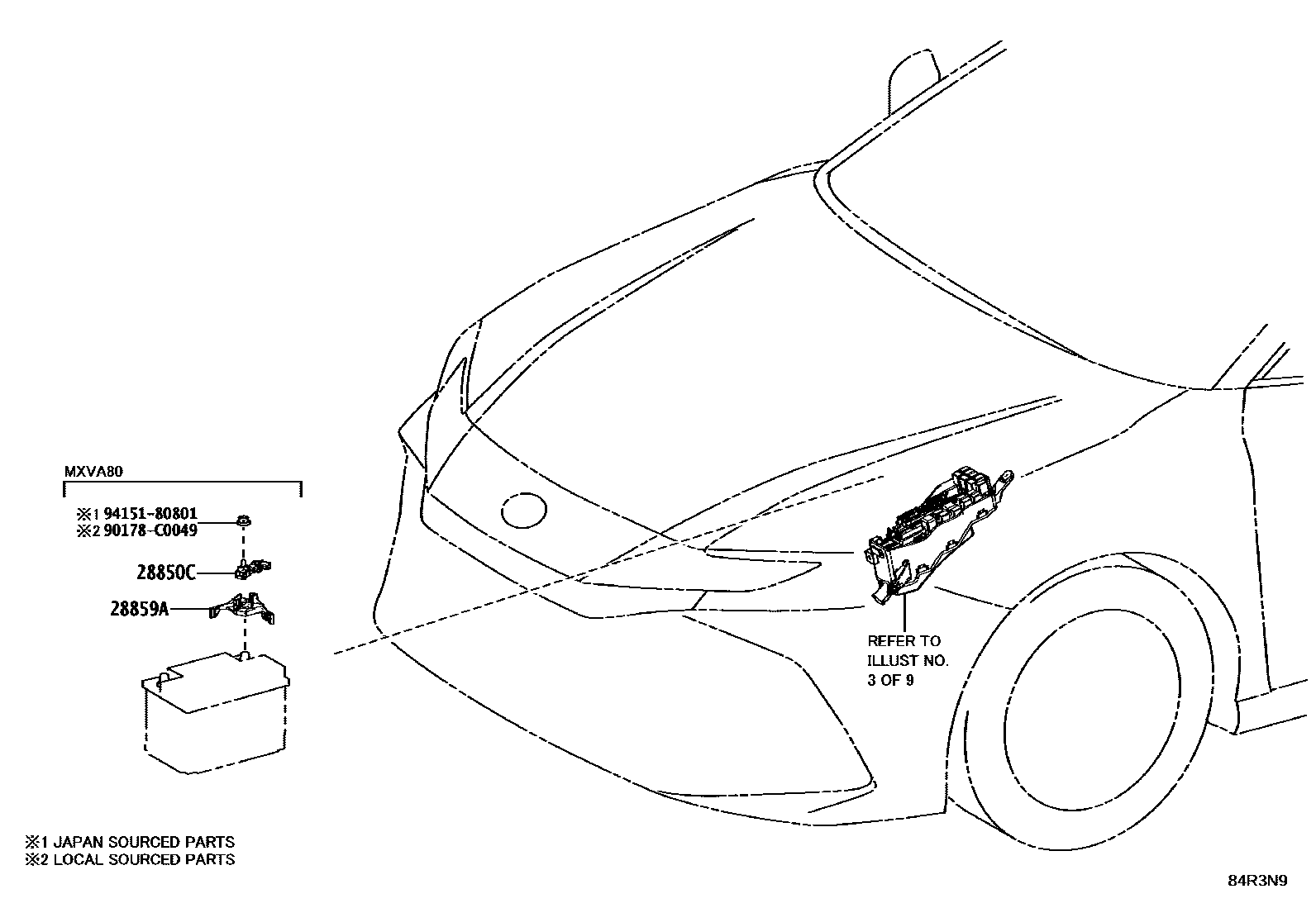 Toyota Camry-Hybrid-China 2025 — Switch & Relay & Computer