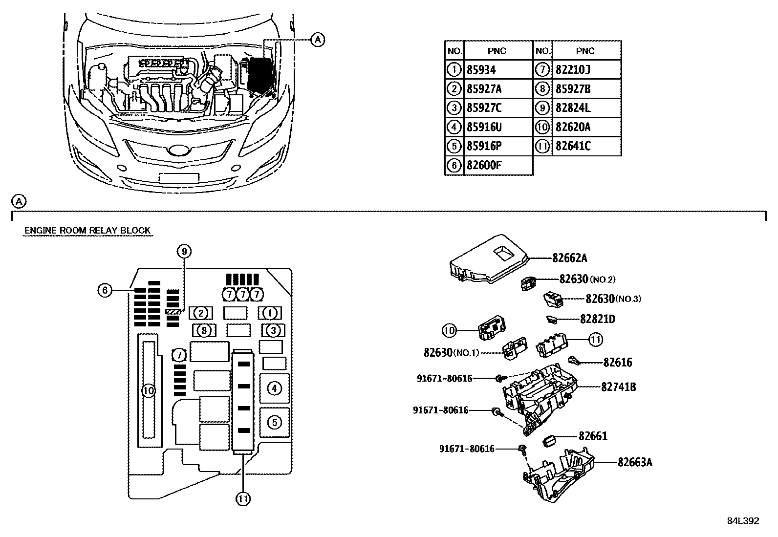 Toyota COROLLA-SED-WG 2007 — Switch & Relay & Computer
