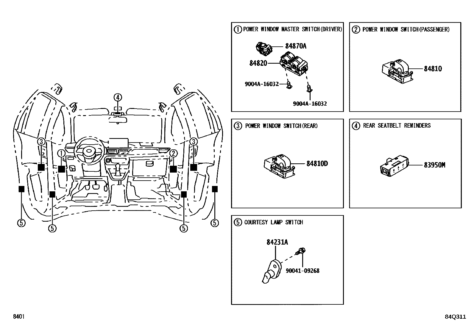 Toyota Agya-Wigo 2023 — Switch & Relay & Computer