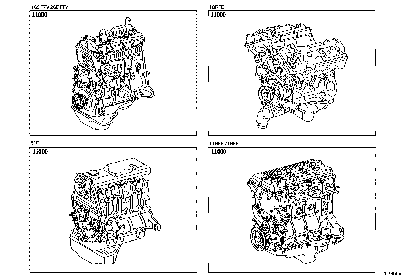 Toyota HILUX-DOUBLE-CAB 2023 — Partial Engine Assembly