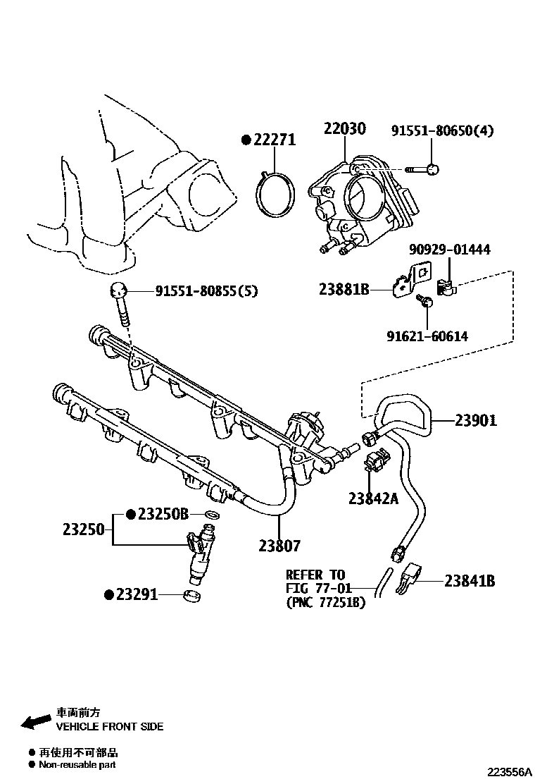 Lexus ES350-300H 2013 — Fuel Injection System