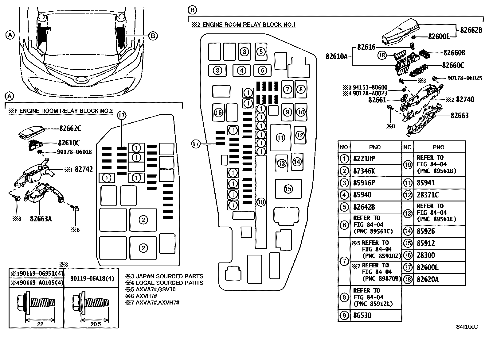 Toyota CAMRY-HYBRID-NAP 2024 — Switch & Relay & Computer