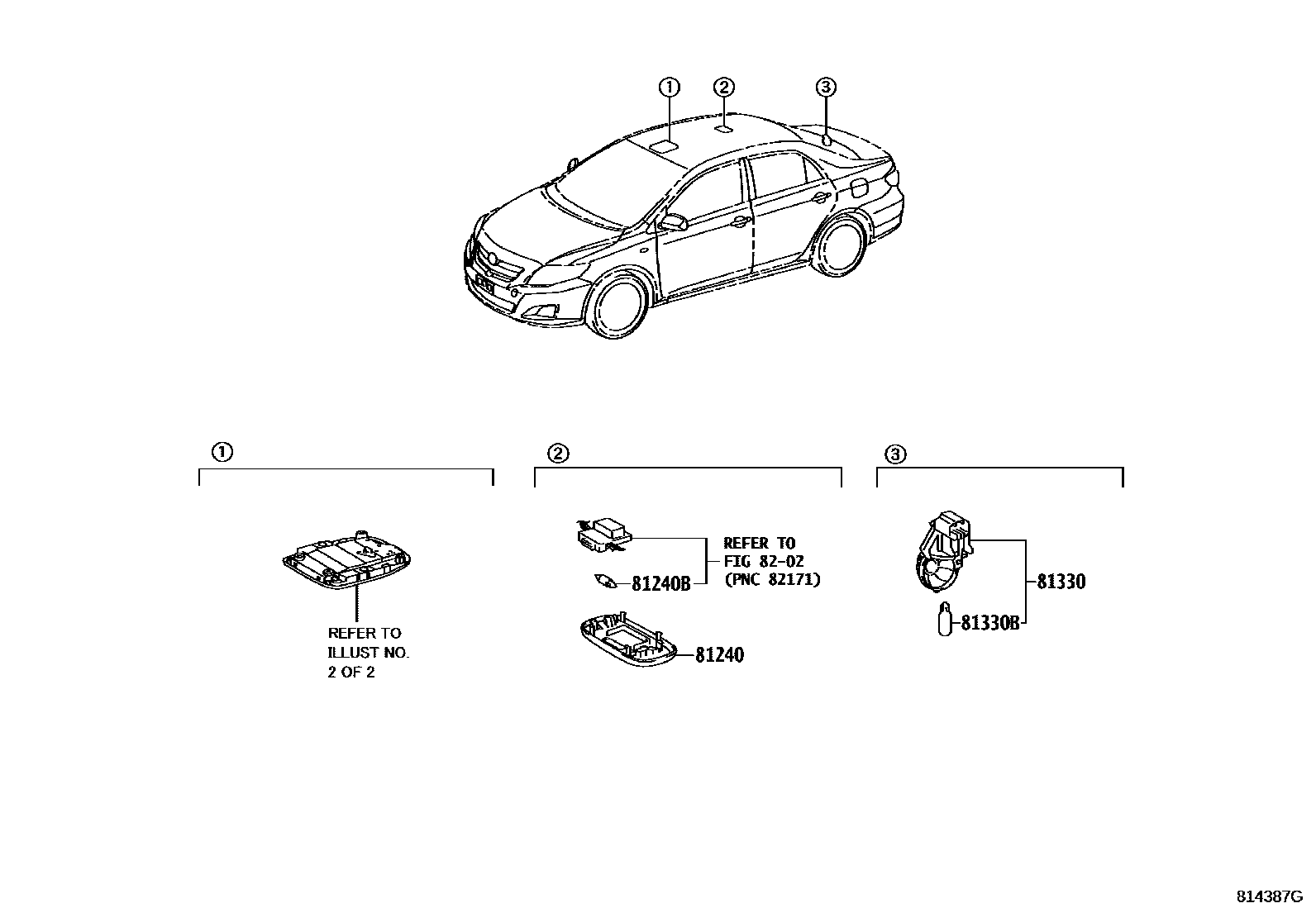 Toyota COROLLA-SED-WG 2007 — Interior Lamp