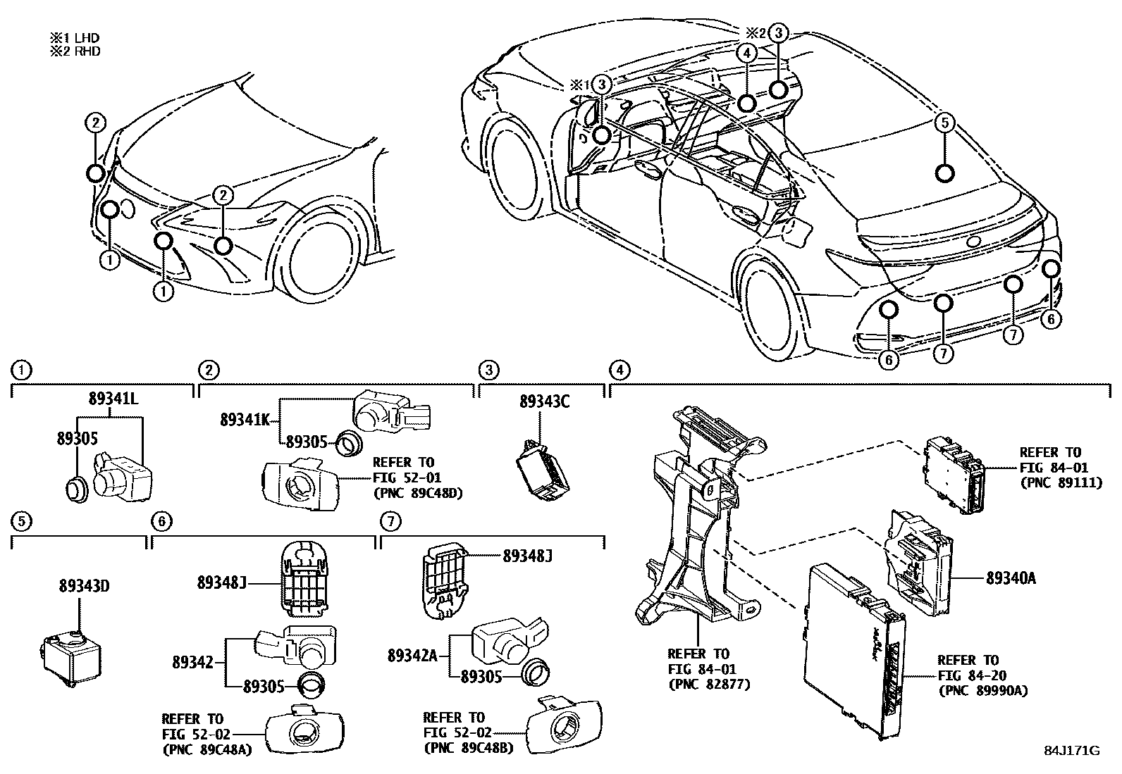 Lexus ES350-300H-2 2022 — Clearance & Back Sonar