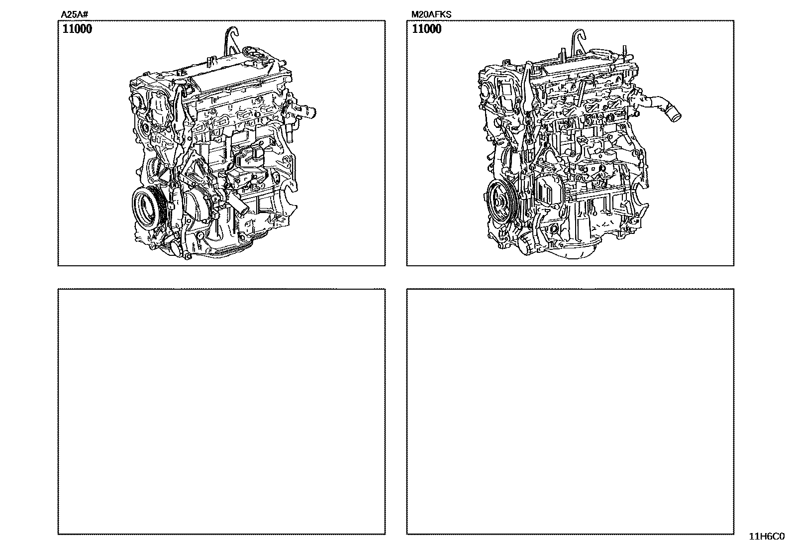 Toyota Camry 2024 — Partial Engine Assembly