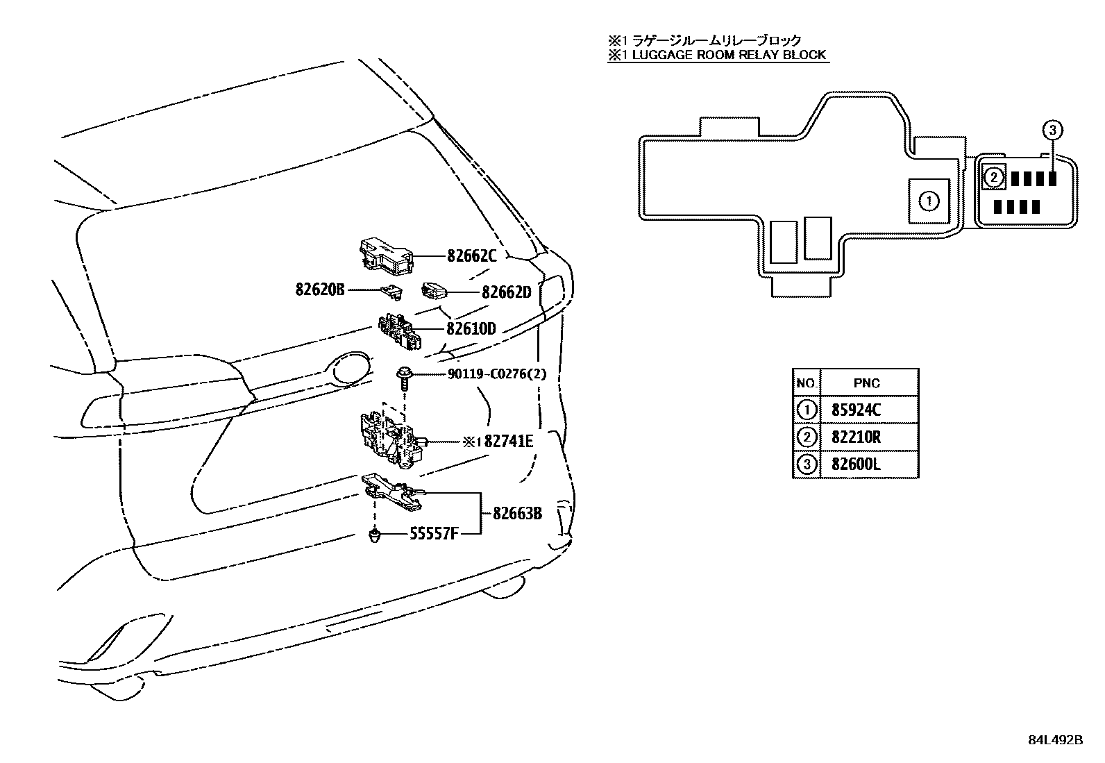 Toyota Wildlander-Gtmc 2023 — Switch & Relay & Computer