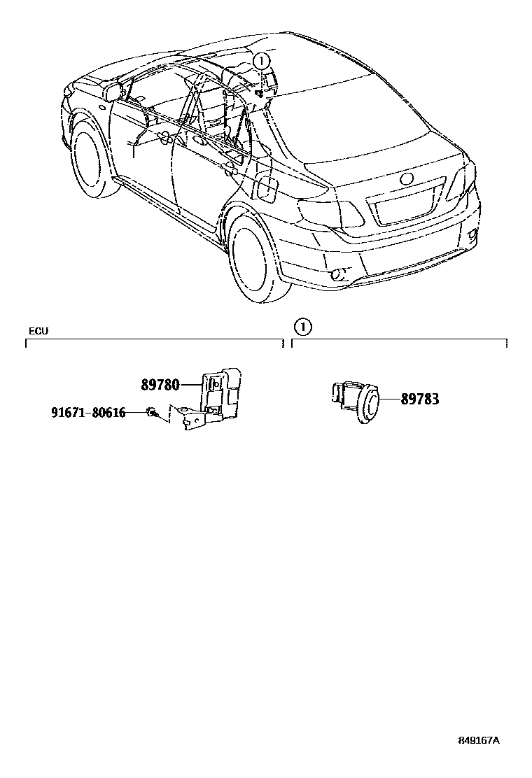 Toyota COROLLA-SED-WG 2007 — Anti-Theft Device