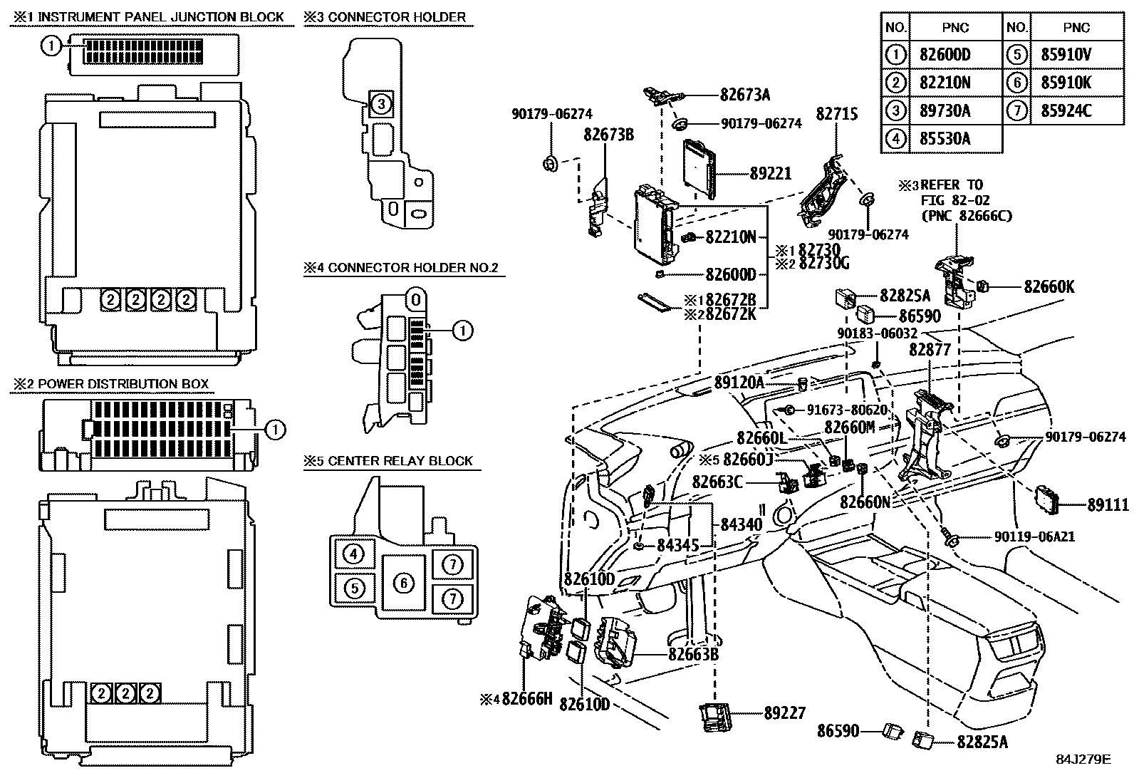 Lexus ES350-300H 2018 — Switch & Relay & Computer