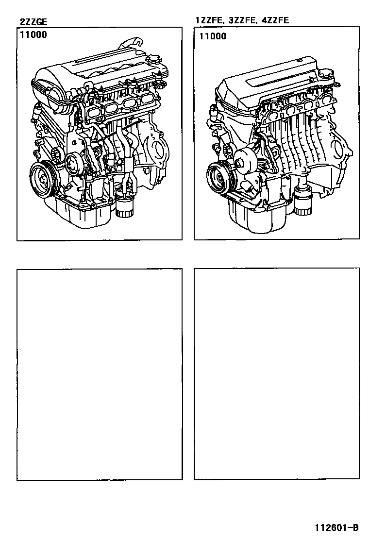 Toyota COROLLA-S-AFRICA 2006 — Partial Engine Assembly