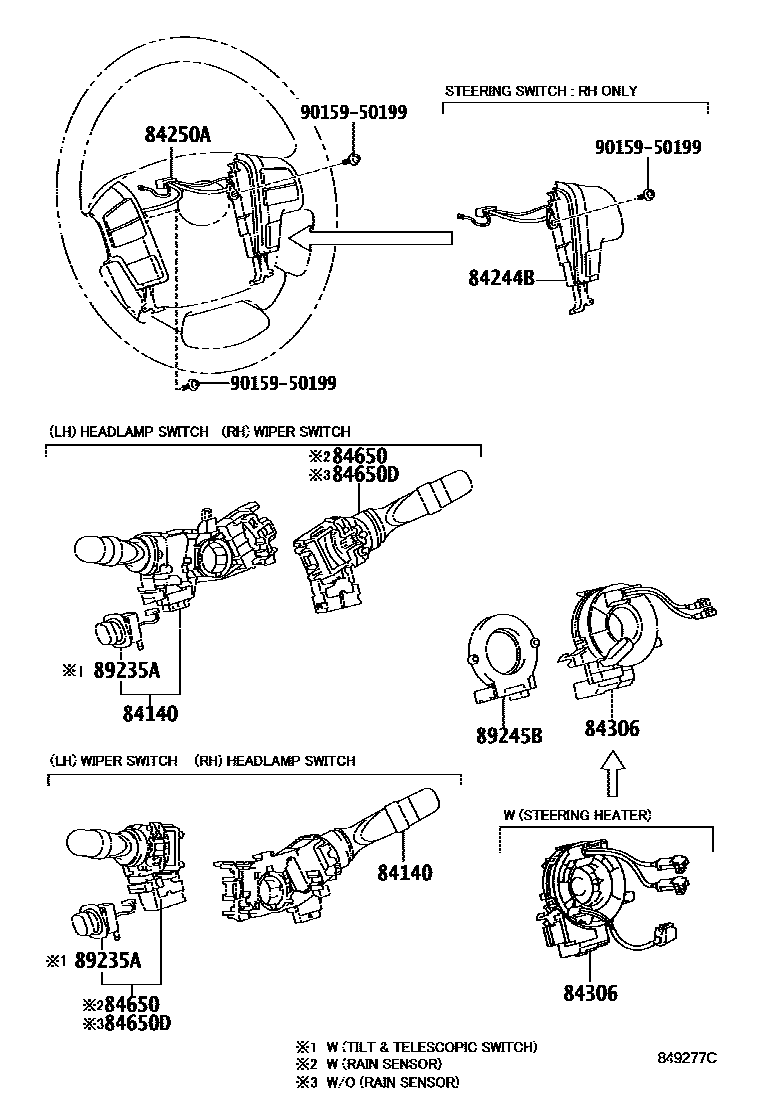 Toyota Land-Cruiser 2010 — Switch & Relay & Computer