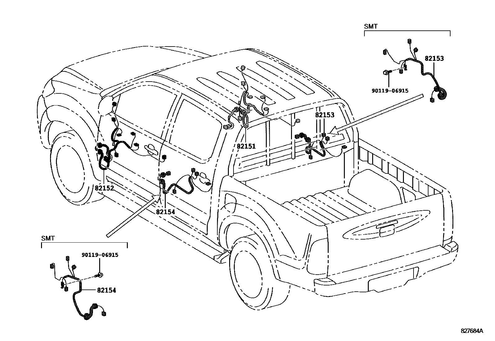Toyota Hilux 2014 — Faisceaux Et Fixations