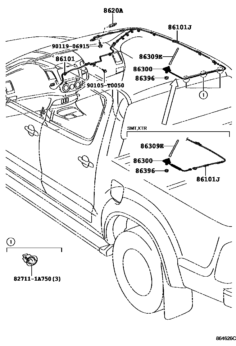 Toyota Hilux 2012 — Antenne