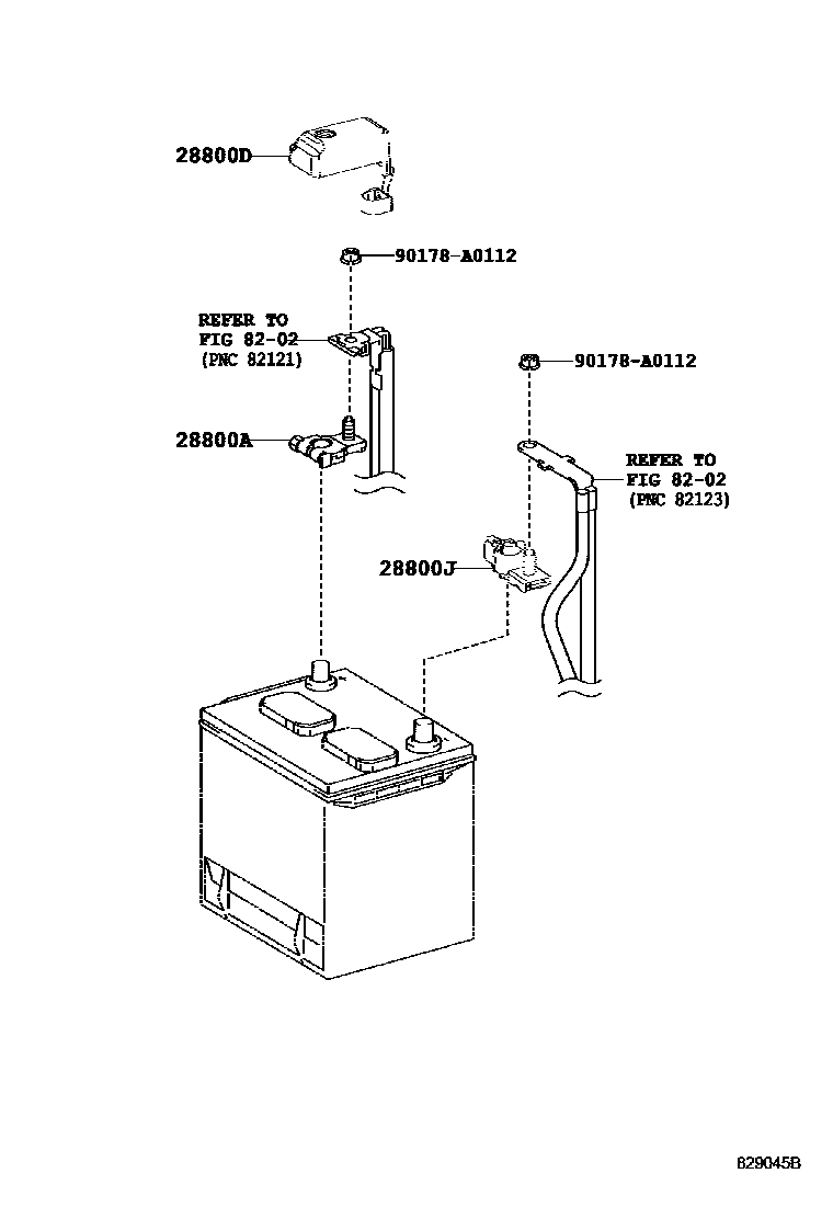 Toyota Corolla 2014 — Batterie Et Cables