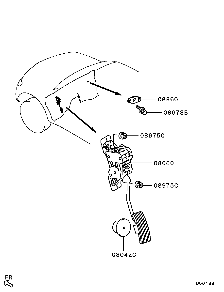 Mitsubishi NATIVA-PAJ-SPORT-G-EXP-MMTH 2013 — Engine Control / LHD