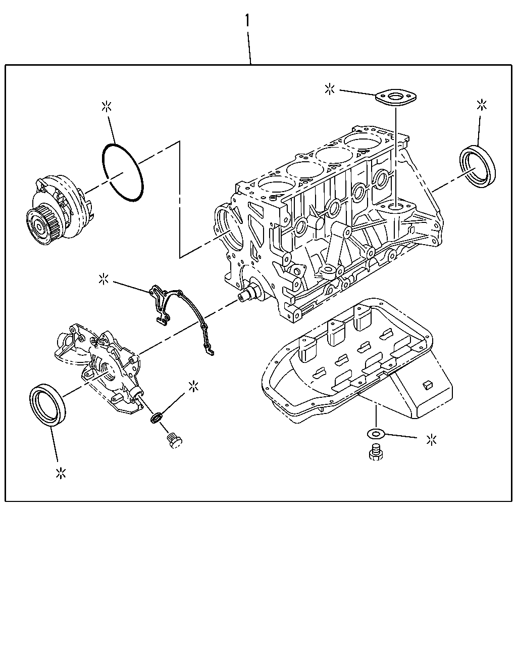 Isuzu TFR/TFS-LHD 2012 — Engine Gasket Kit — C24SE;Eng Overhaul