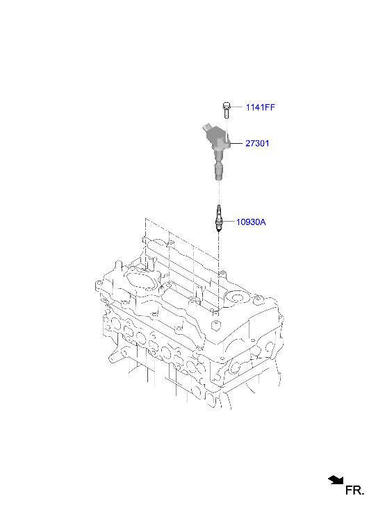 Genesis G70 21 2023 — Spark Plug & Cable [2000 CC - Theta 2 Fr]