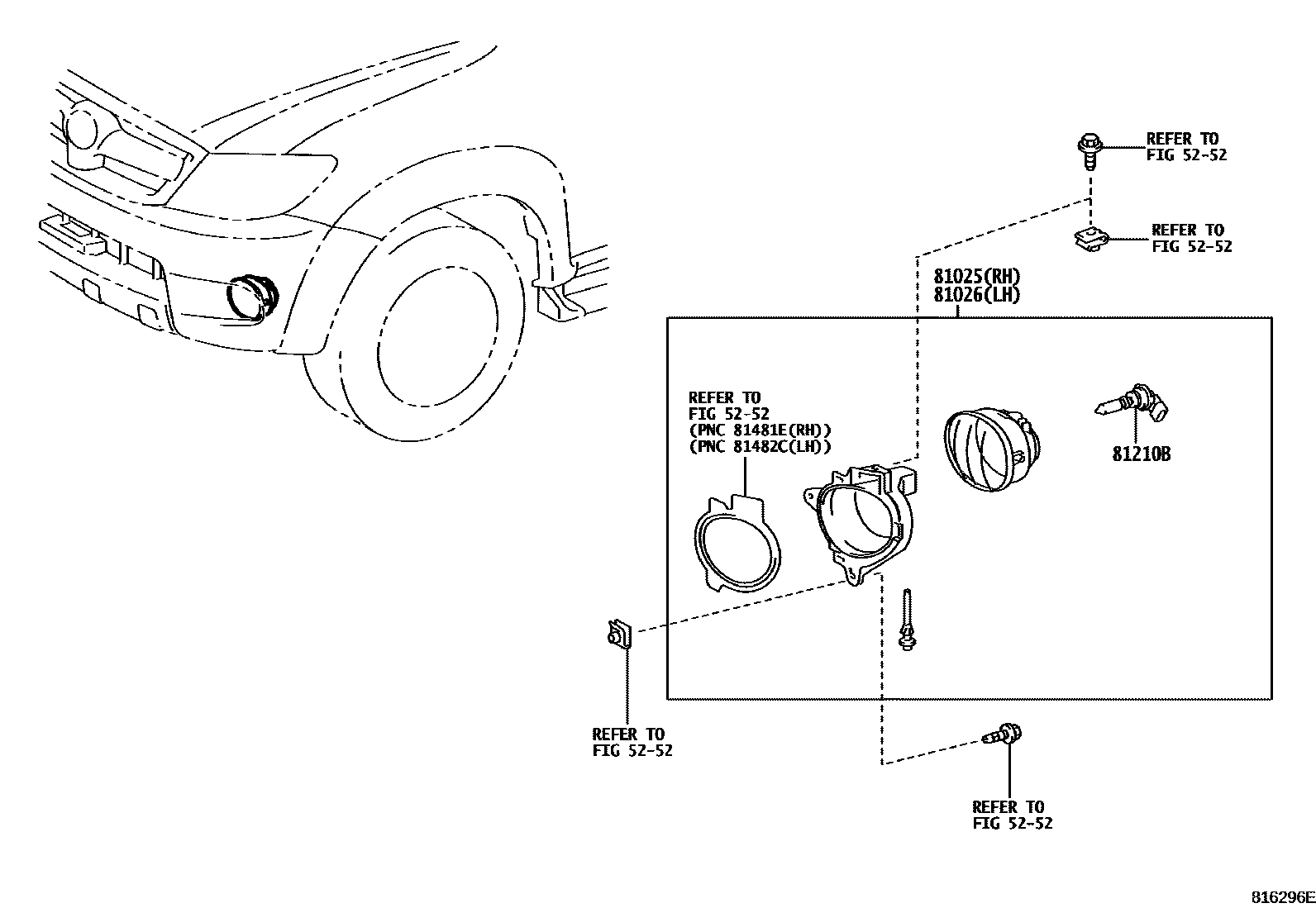 Toyota Hilux 2014 — Feu De Brouillard