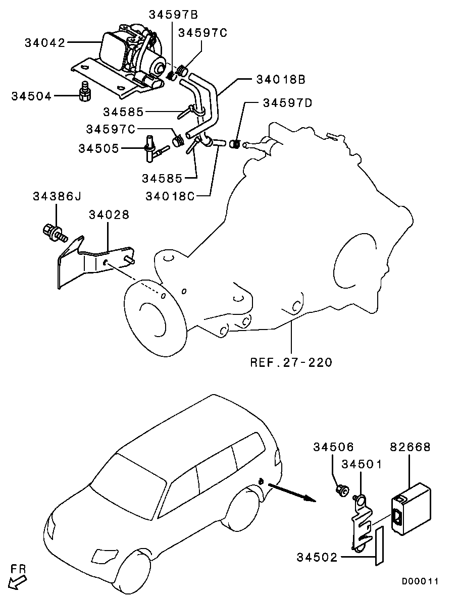 Mitsubishi PAJERO-MONTERO-LONG-G-EXP 2016 — Rear Axle Diff Control / All
