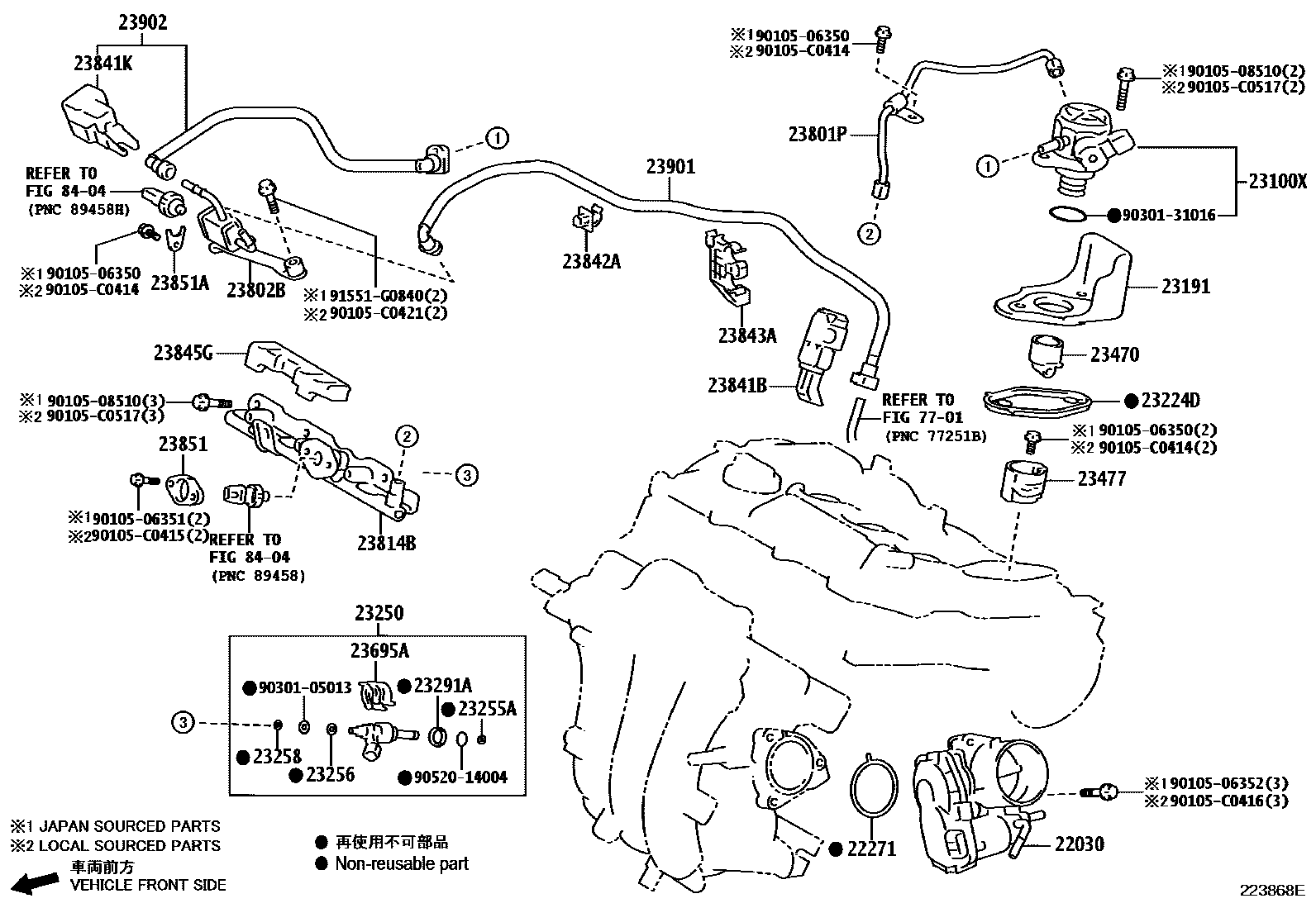 Toyota Corolla 2022 — Systeme D'Injection Carburant