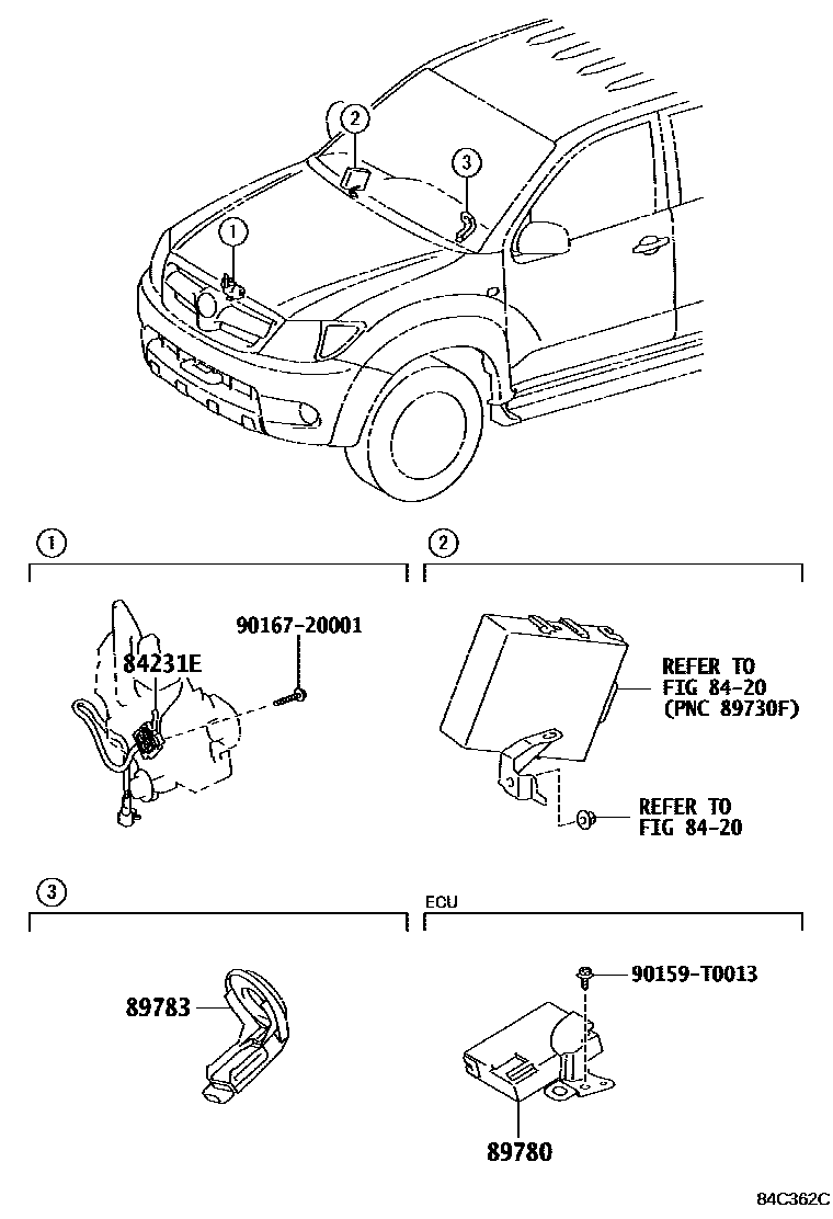 Toyota Hilux 2014 — Immobiliseur