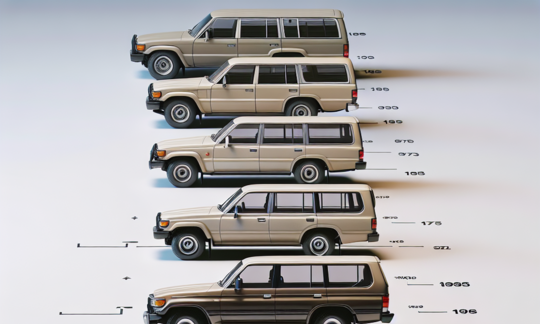 volution du Toyota Land Cruiser du mod le BJ au Cruiser moderne